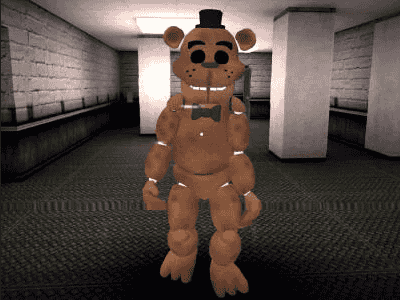 FNAF: Escape from the Basement with Freddy nearby