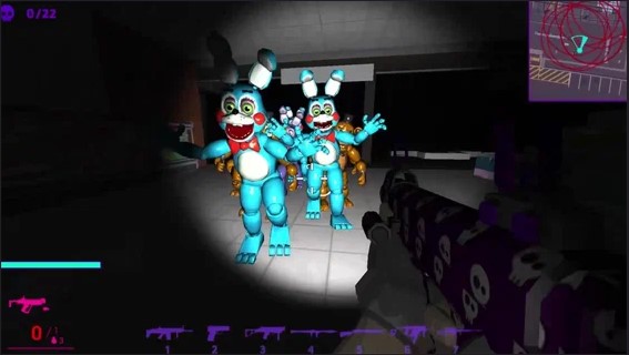 FNAF Shooter battle in dark horror world