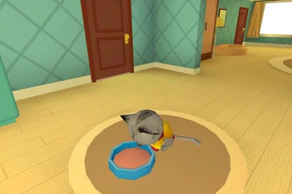 Play game The Cat in Yellow free on fnaf1game.io