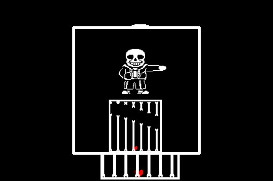 Boss Sans battle in Bad Time Simulator