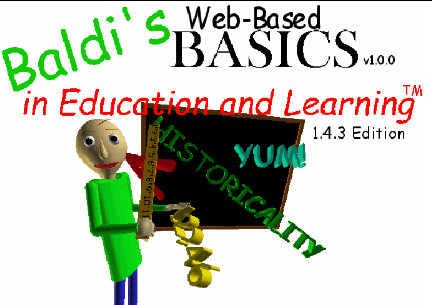 Play Baldi's Basics online at fnaf1game.io