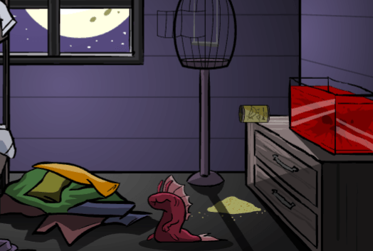 The threat from The Visitor the alien creature